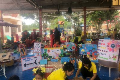 Hội thi ” cô và bé với đồ dùng, đồ chơi tự tạo” cấp Thành phố