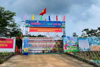 Công tác chuẩn bị Khai giảng năm học mới 2025 – 2026 của trường Mầm non Sơn Ca